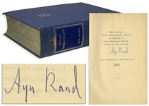 Ayn Rand Signed Atlas Shrugged -- Number 1,690 in a Special 10th Anniversary Edition Limited to 2,000